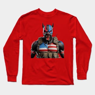 Patriot Panther by focusln Long Sleeve T-Shirt